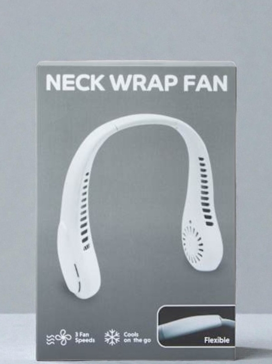 Other - Neck Wrap Fan - White Portable Hands-Free Fan. NIB
